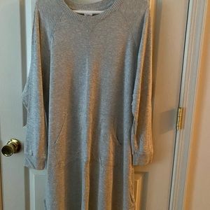 FINAL PRICE! XL gray lounge sweater dress